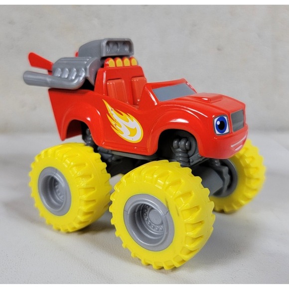 Mattel Other - Blaze And The Monster Machines - Monster Engine Blaze, Diecast, HTF Yellow Tires